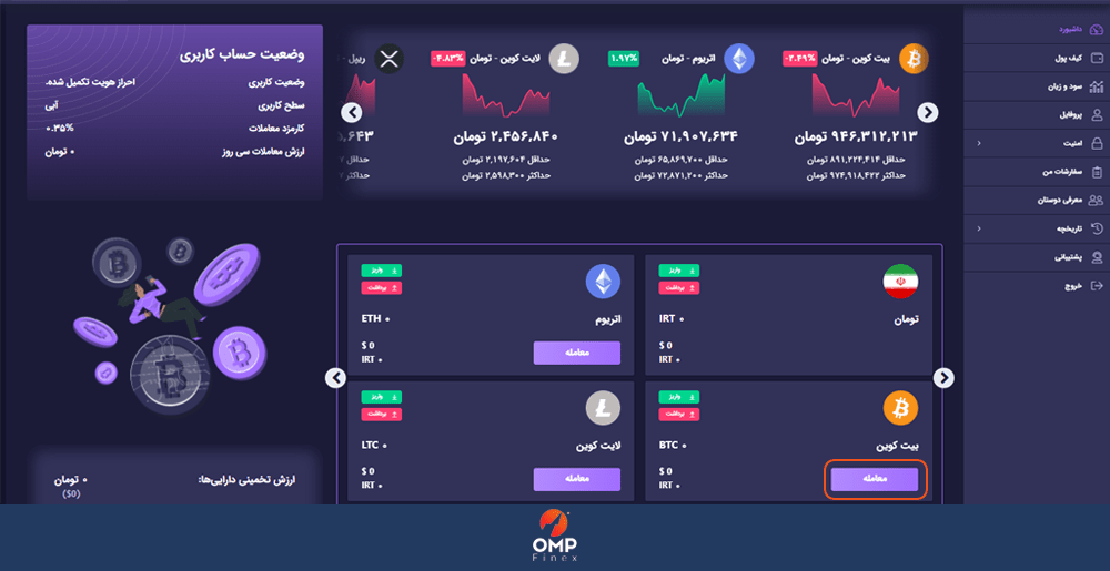 خرید مطمئن بیت کوین BTC در ایران 