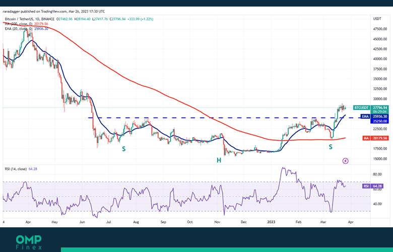 BTC 1D chart