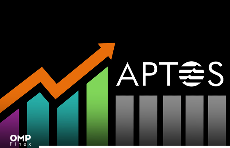 نمودار رشد قیمت ارز دیجیتال آپتوس