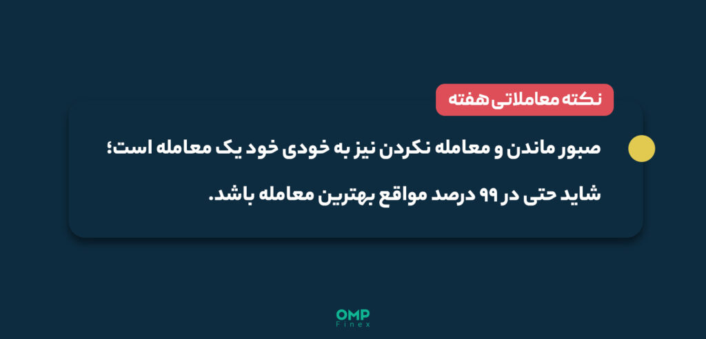 نکته معاملاتی هفته