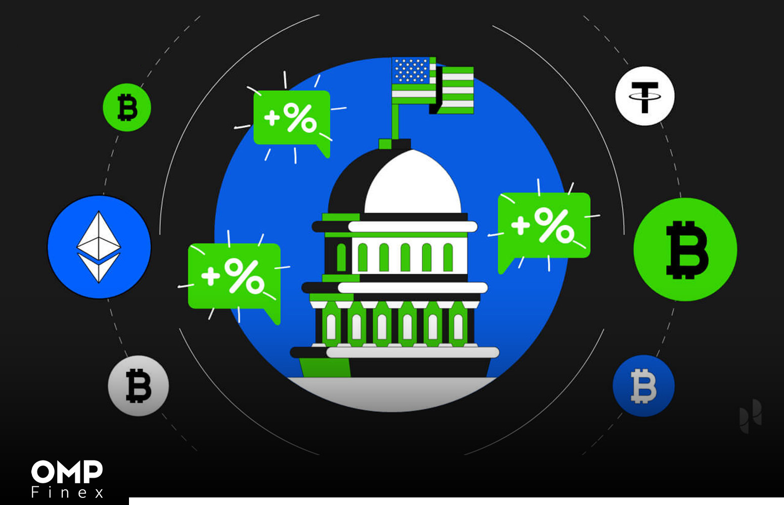 تاثیر نرخ بهره آمریکا بر بیت کوین