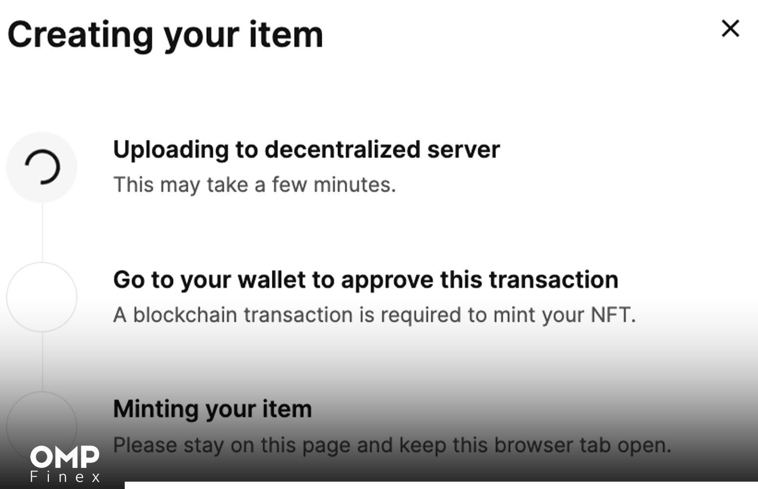 تراکنش nft در opensea