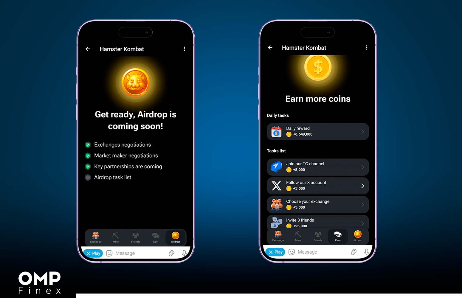 earn و ایردراپ