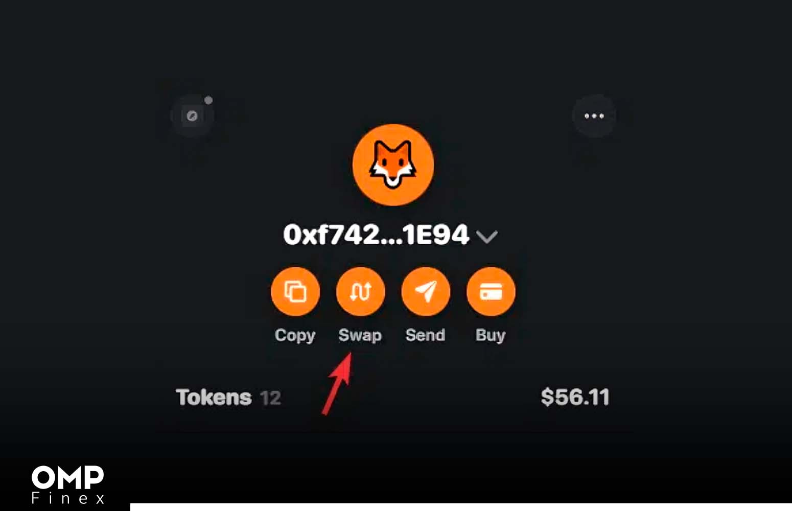 سواپ در کیف پول رینبو
