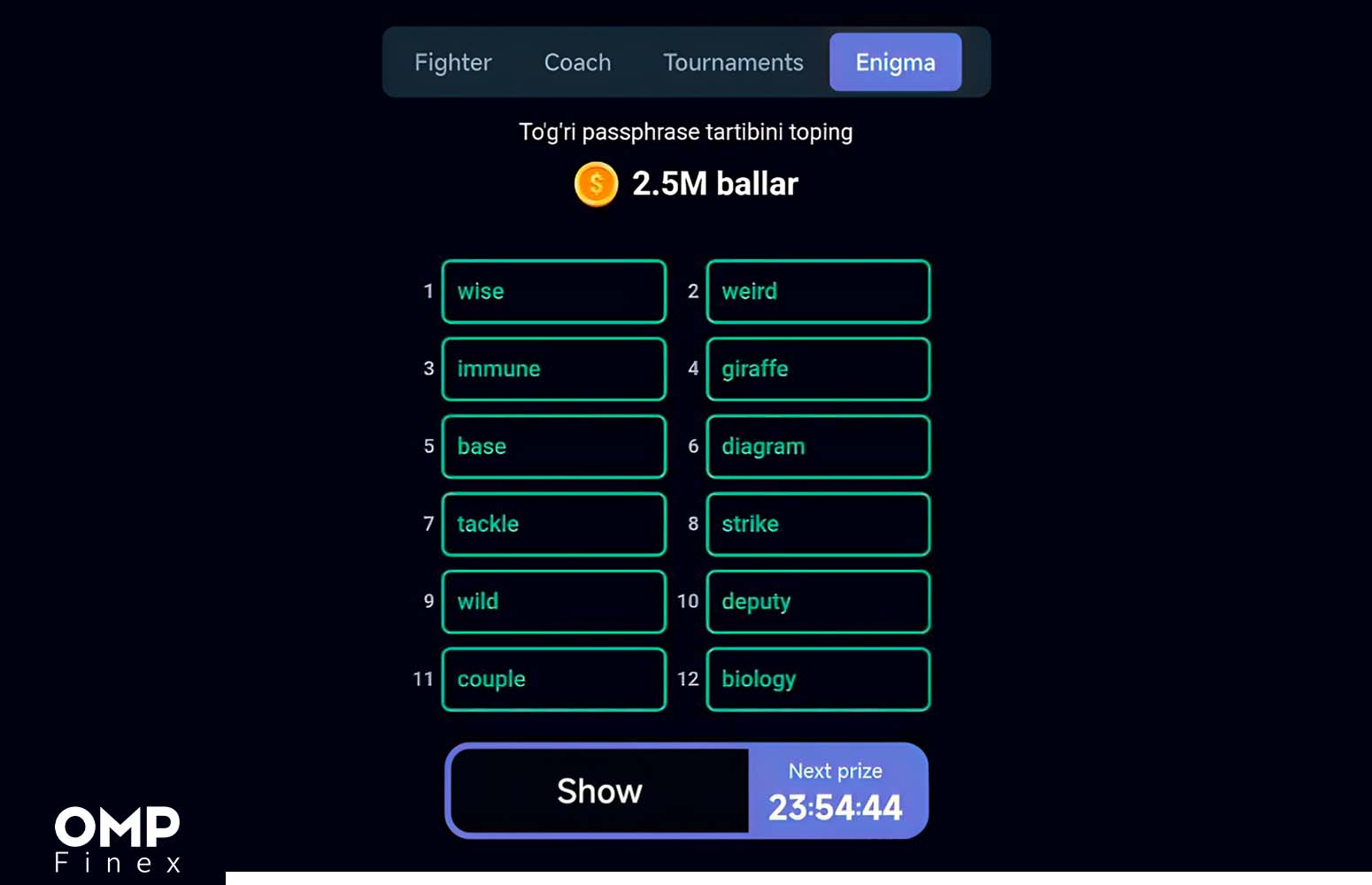 جواب معما راکی ربیت 6 شهریور