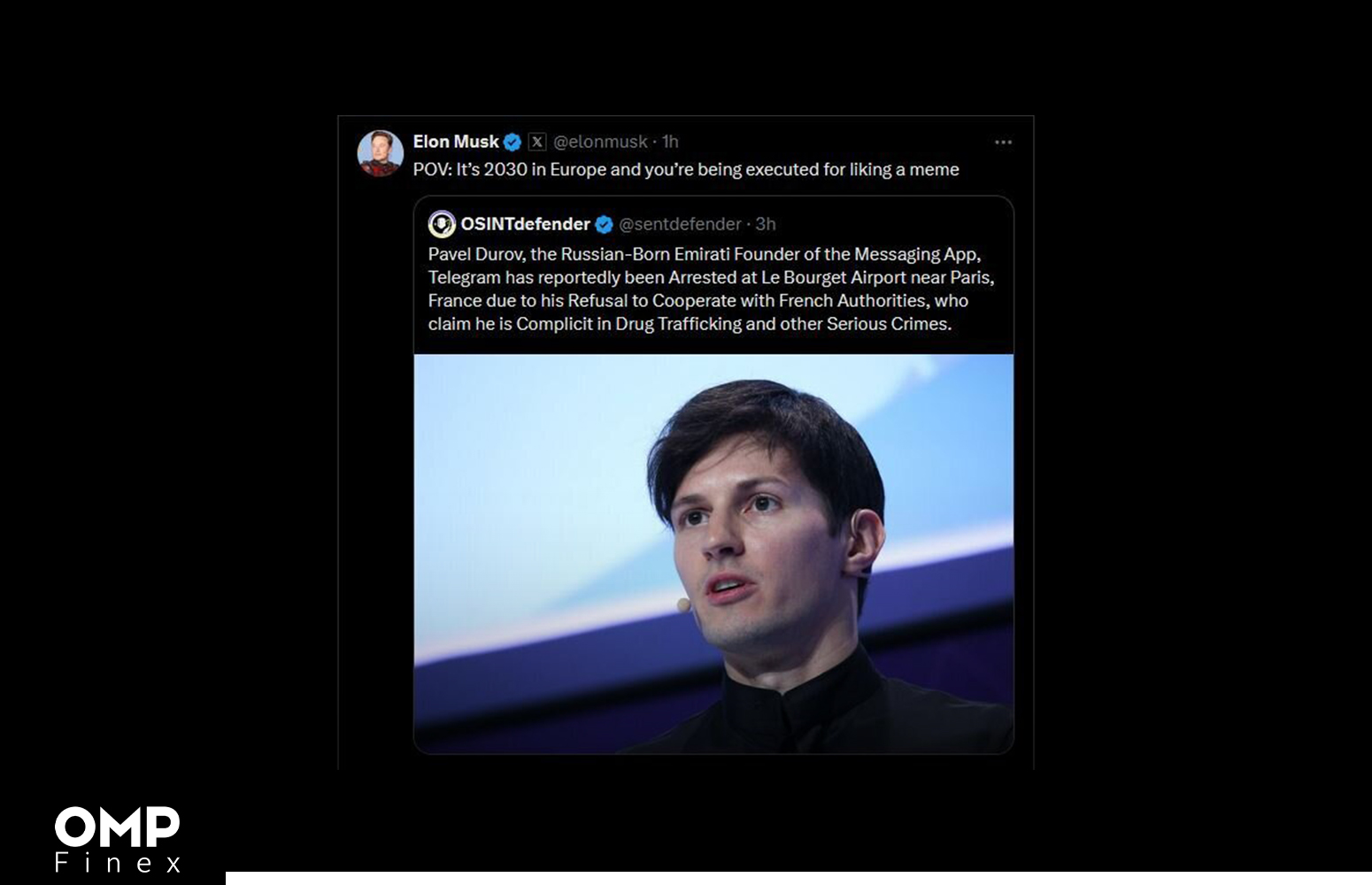 واکنش‌ها نسبت به بازداشت پاول دوروف