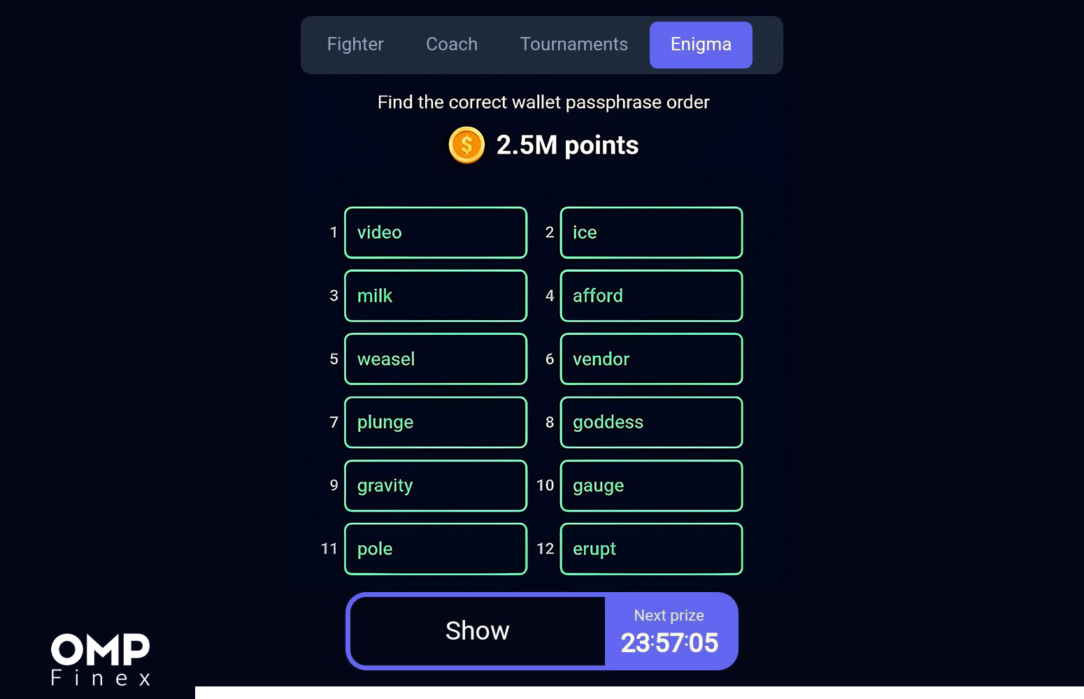 جواب معما راکی ربیت 20 شهریور