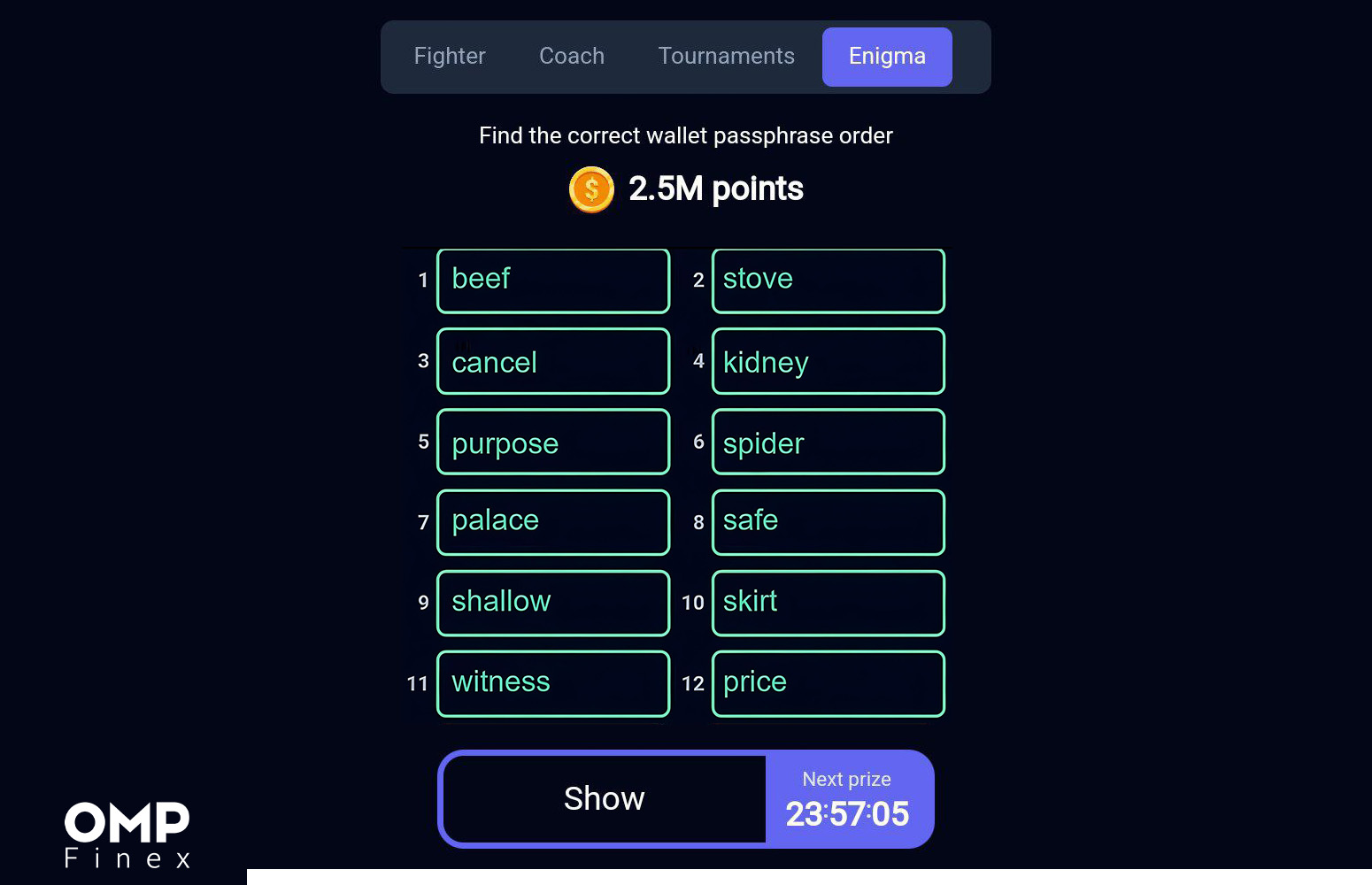 جواب معما راکی ربیت 24 شهریور