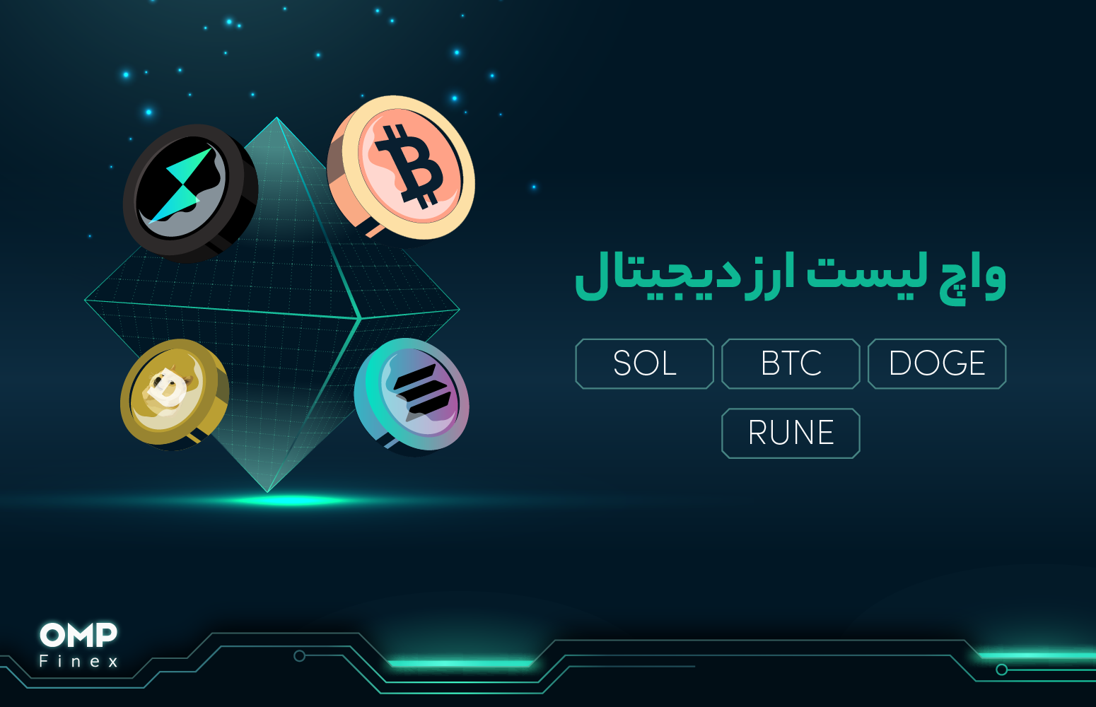 واچ لیست ارز دیجیتال 7 آبان