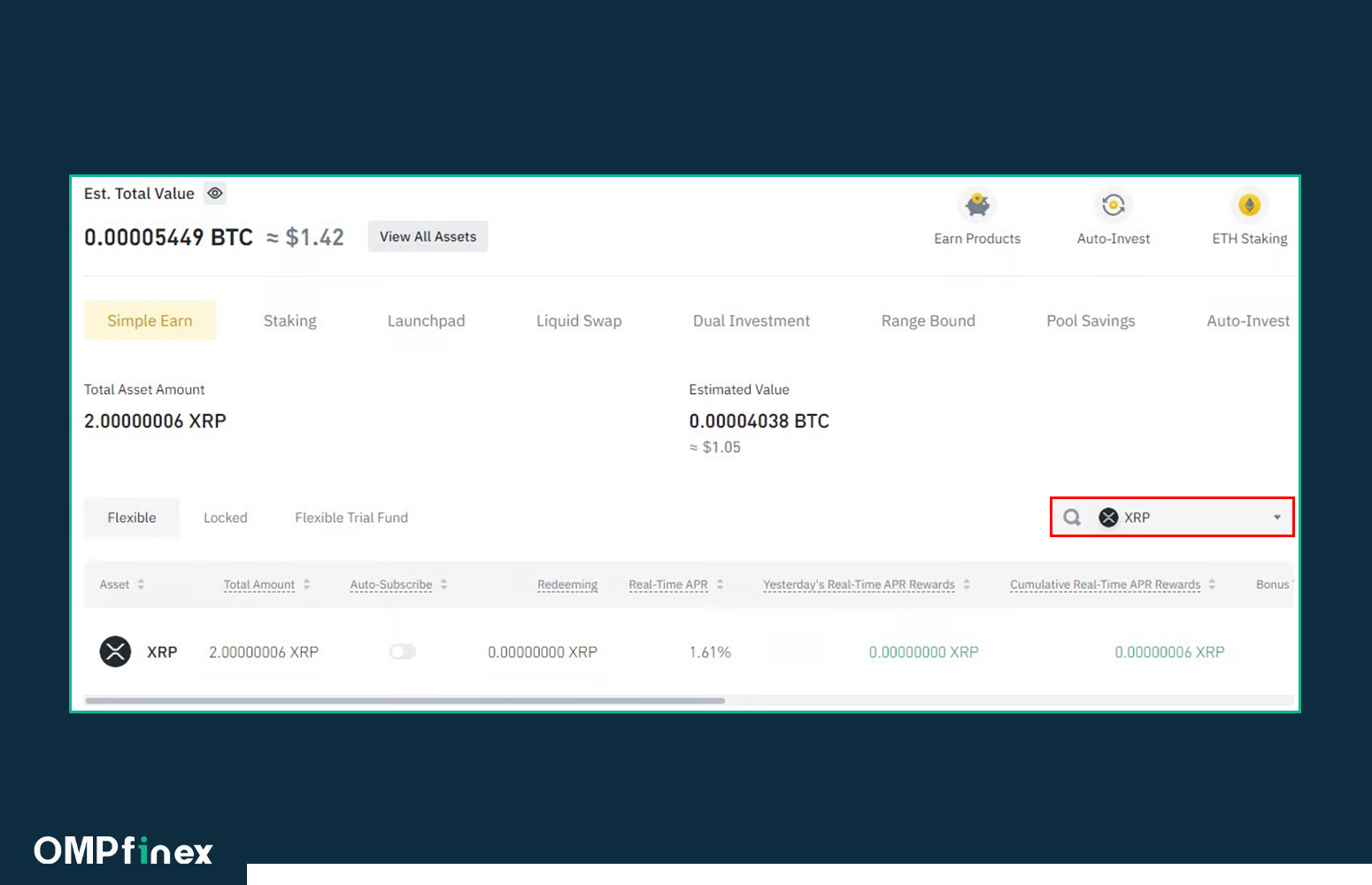 استیکینگ ریپل بایننس