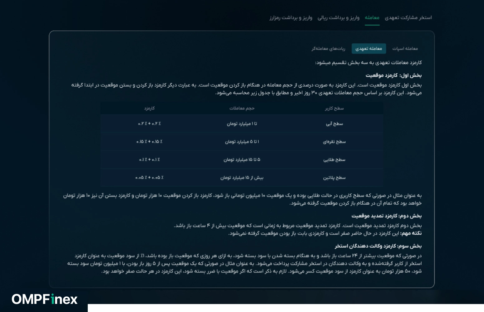 کارمزدها