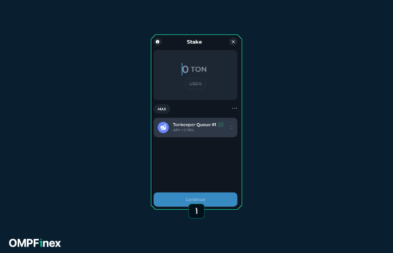 استیکینگ TON