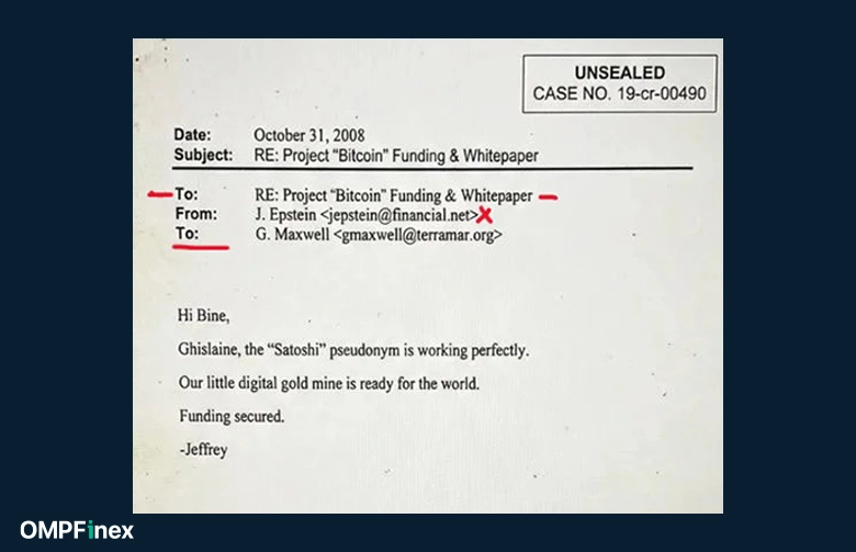 ایمیل جفری اپستین ساتوشی ناکاموتو