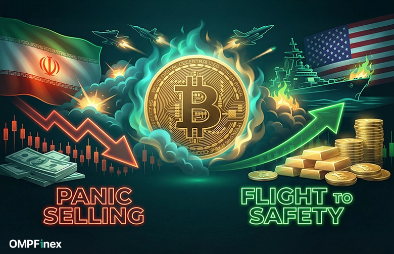 بررسی واکنش بازار ارزهای دیجیتال به تنش احتمالی بین ایران و آمریکا