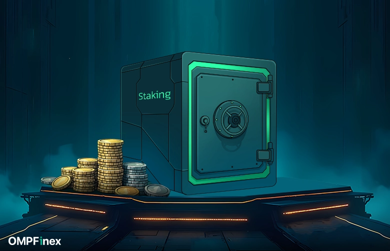 استیکینگ ارز دیجیتال در او ام پی فینکس