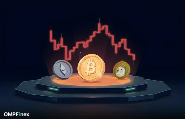 لحظه مهم بازار: پیش‌ بینی قیمت دوج کوین، اتریوم و بیت‌ کوین 