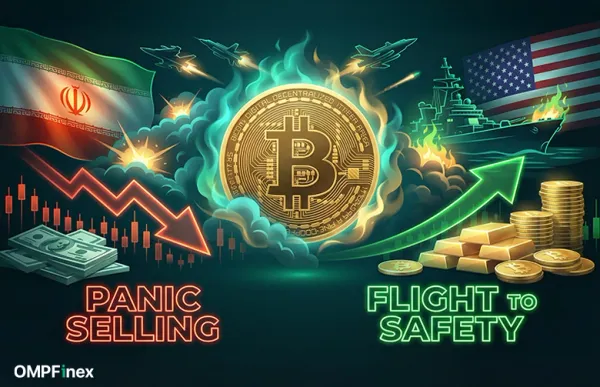 بررسی واکنش بازار ارزهای دیجیتال به تنش احتمالی بین ایران و آمریکا