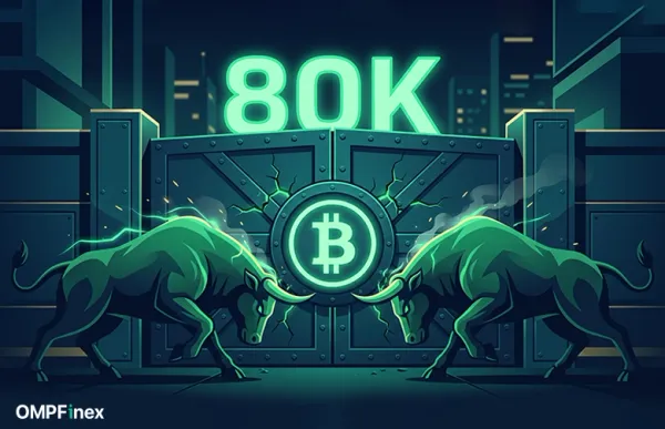 نبرد بیت‌کوین برای ۸۰ هزار دلار؛ اقتصاد آمریکا سد راه BTC است یا پلی برای صعود آن؟